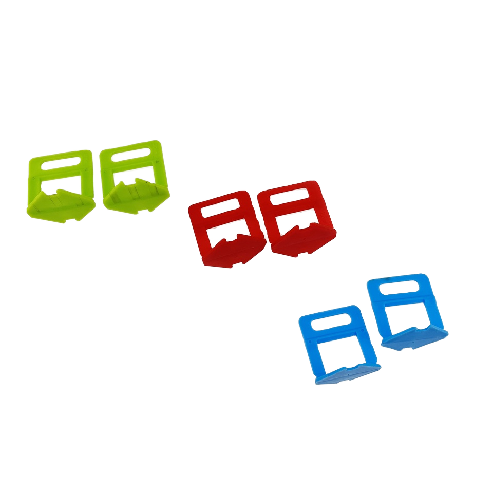 Modern PVC Colored and Perforated Tile Leveling Clips Spacer Tile Wedges System Accessory for Porcelain Floors