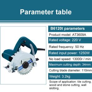 professional 110mm cutting off Electric stone marble cutters machine