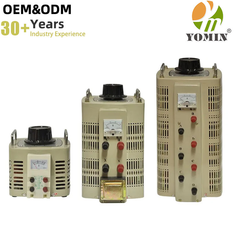 Manufacturer Adjustable 0-430V Out 80A Three-Phase Voltage Regulator AC Current Variac Regulator Variable Transformer