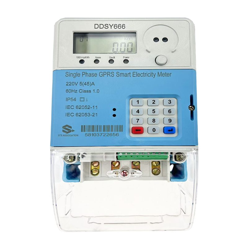 Single Phase STS Type GPRS Smart Prepayment Energy Meter