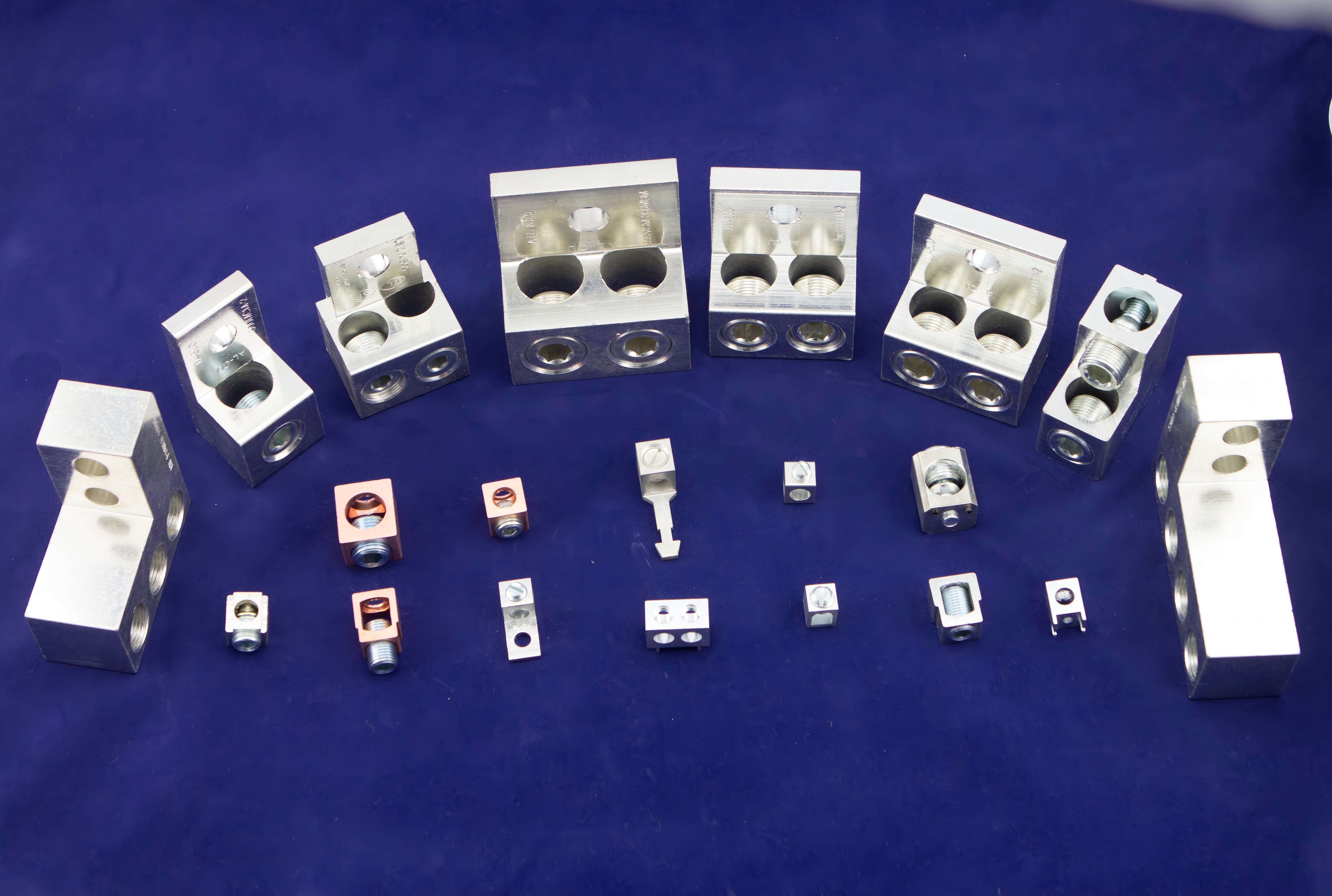 TA-250 250mcm-6 Aluminium Mechanical Lugs Screw Terminal Splice Connector Lugs Easy Installation Butt Connectors