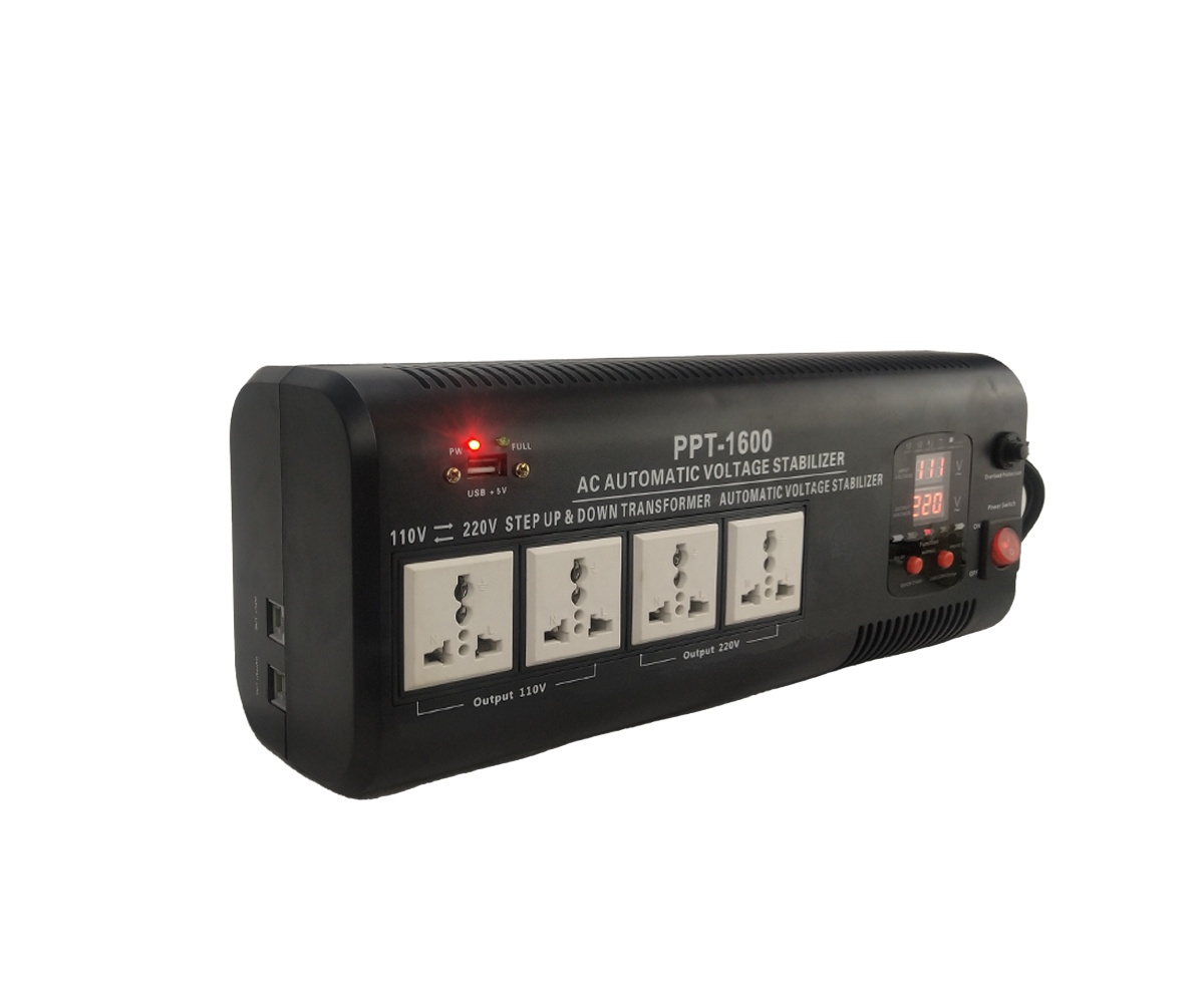 High-quality 1600VA PPT Series Automatic 220v Intelligent Automatic Voltage Regulation and Stabilizer Voltage Stabilizer