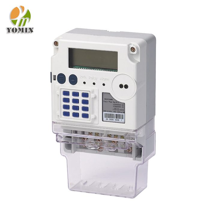 High-Precision Analog Smart Meter Single Phase Split Keypad Digital Kwh Prepayment STS Electric Power Smart Analog Energy Meter