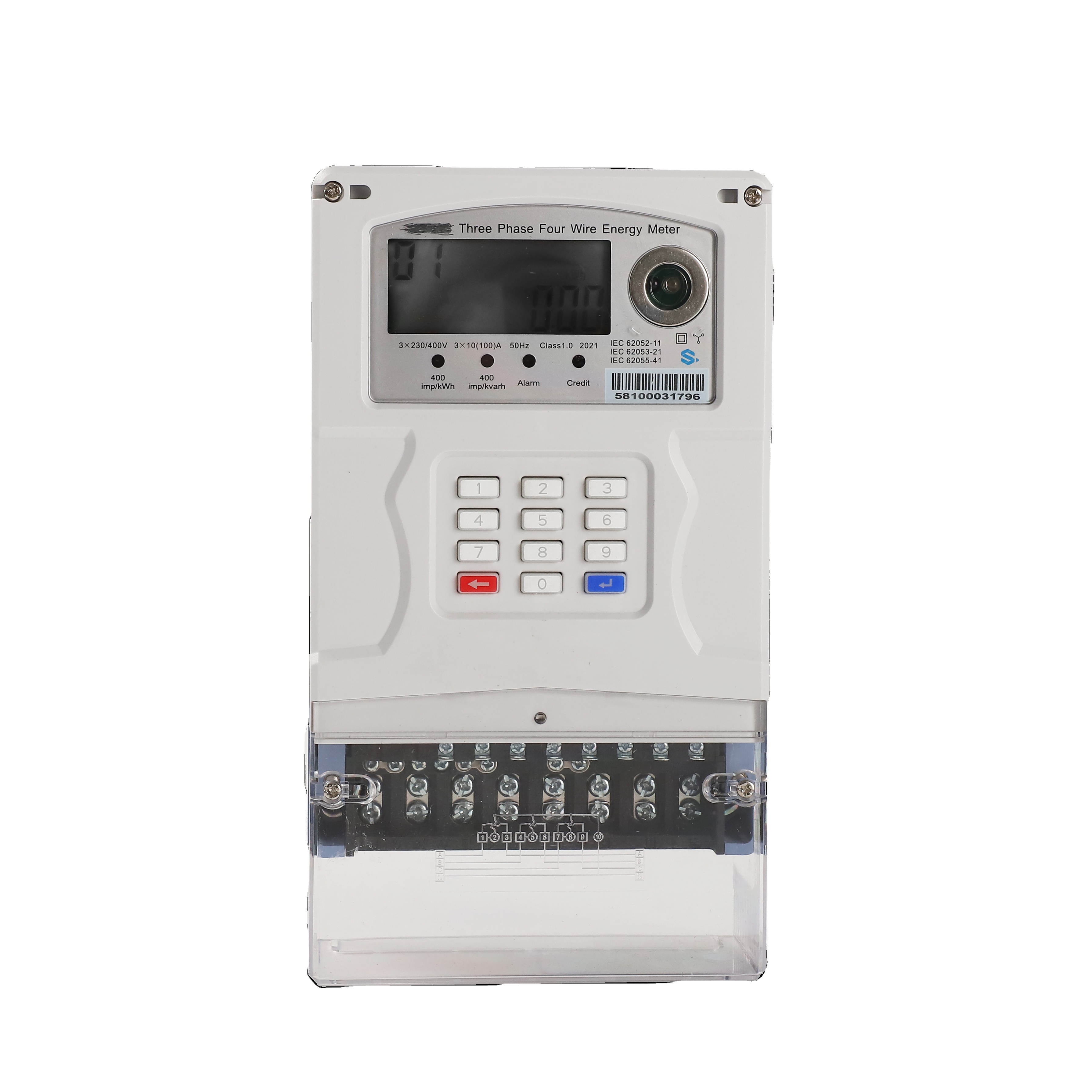 230V WIFI STS Power Meter Electricity Energy Monitor 3 Phase Smart Energy Meters With LCD Energy Meter