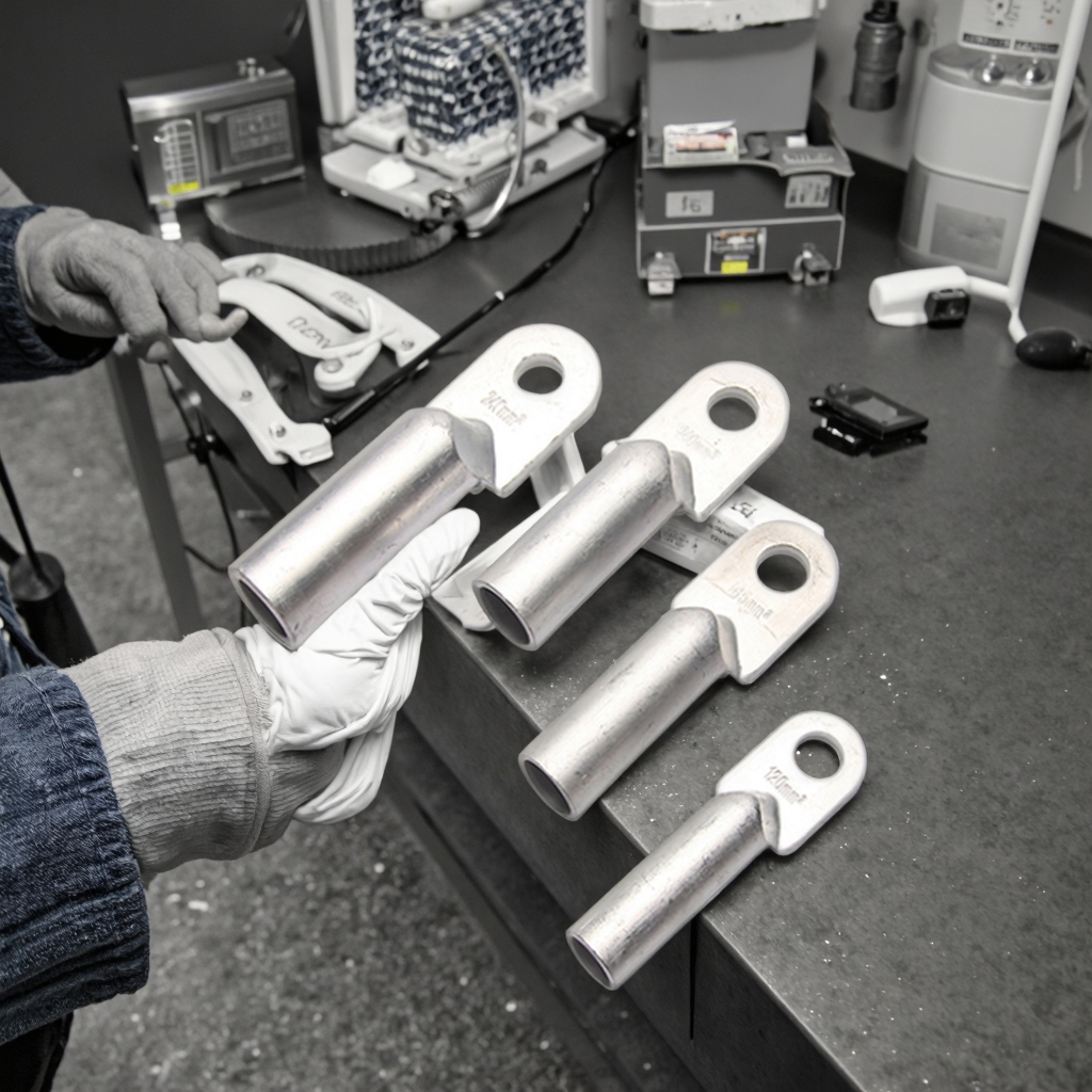 DL Series 120mm Aluminum Cable Terminal Lugs Terminals for Wires and Cables
