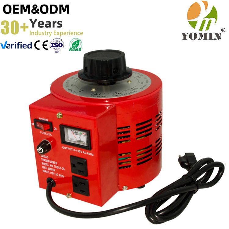 Manufacturer TDGC2-5 20A 5000VA Output Auto Transformer Single Phase Voltage Regulators Variable Transformer Variac Regulator