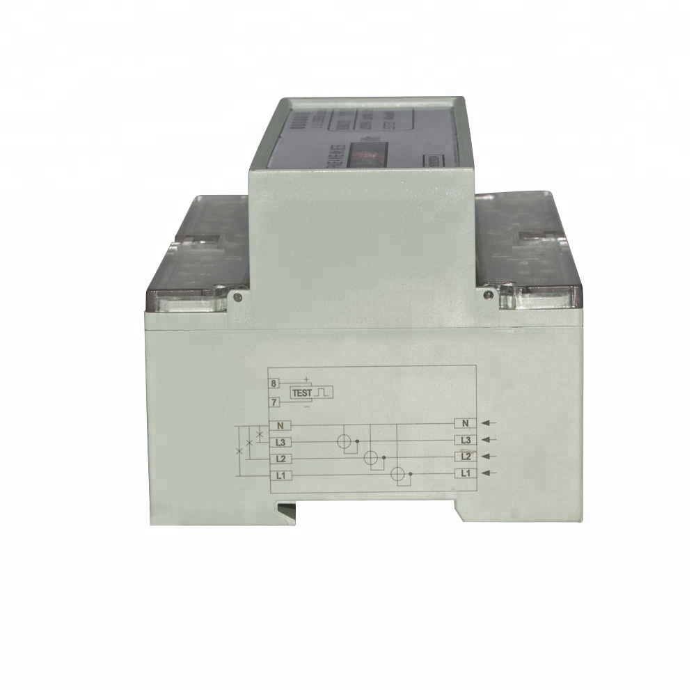Factory Wholesale in Stock Din Rail 7p Electric Three Phase Counter Display Electric Kwh Watt Meter Energy Meters