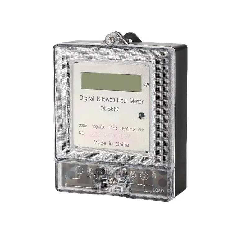 Wholesale Digital Power Kilowatt Hour Energy Meter Watt Kwh Wattmeter Monitor 220V 40A Electric Single Phase Energy Meter