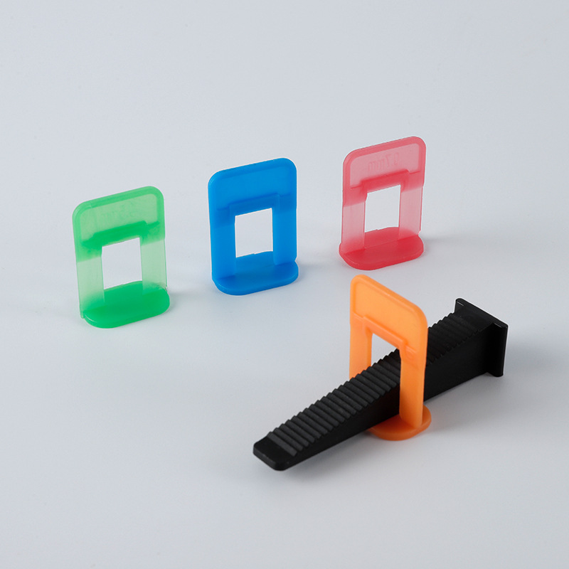 Factory Direct Supply 0.5-2mm Tile Leveling System Clips Accessories Positioner Tile Spacer Base Plastic Leveling Spacer Clips