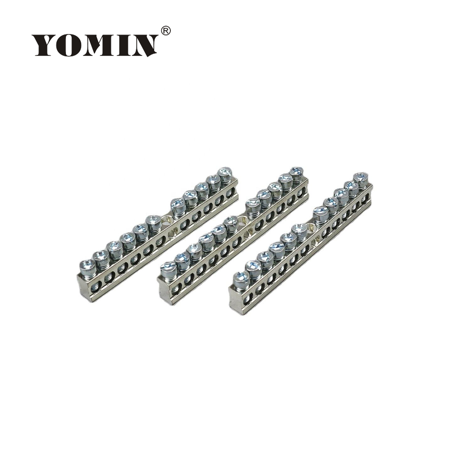 Customizable Aluminium Screw Terminal Neutral Ground Bars Link Lug Terminal Block Connector