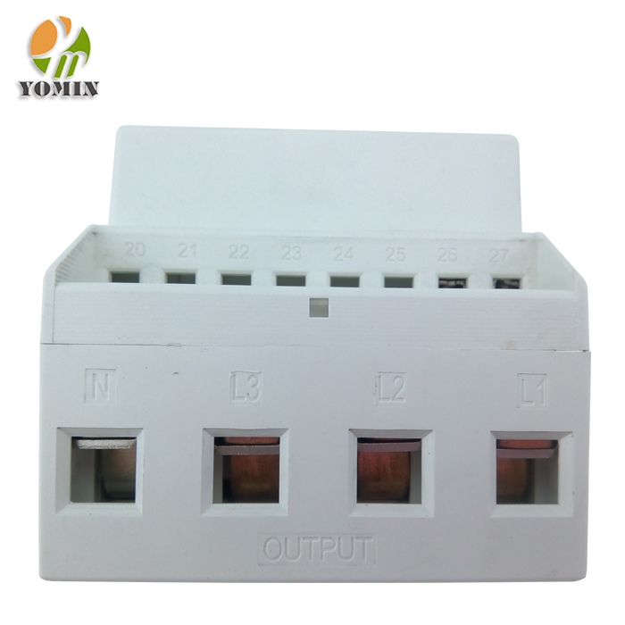 YEM024SJ-N 4 Poles Modules Small Size Three 3 Phase 400V 3*5(80)A Din Rail Electricity Electric Digital Watt kwh Energy Meter
