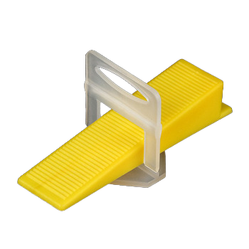 Plastic Bases Level Wedges Spacers PVC Tile Leveling System 1mm-1.5mm Thickness Exterior Floor Tiles Ceramic Tile Plastic Clips
