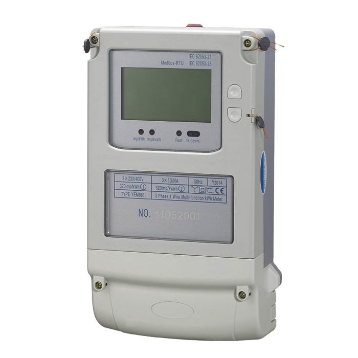Three Phase Four Wire Digital Multifunction Electric Meter With Maximum Demand and Energy Management System