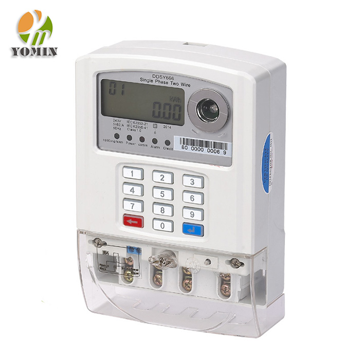 High-Precision Analog Smart Meter Single Phase Split Keypad Digital Kwh Prepayment STS Electric Power Smart Analog Energy Meter