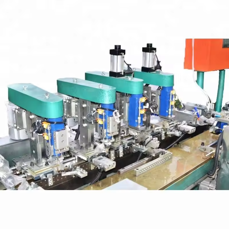 Brass Busbar Terminals Tapping Machine Automatic Cutting Drilling Tapping Machine Neutral Link Earth Terminal