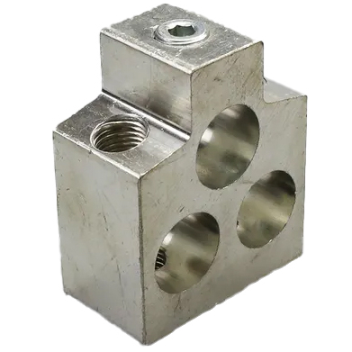 High Quality Customized Precision Multi Wire Porous Installation Hole Aluminum Alloy Torque Mechanical Screw Terminal Lugs