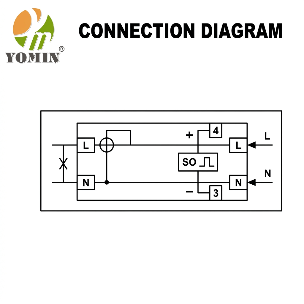 Single 1 Phase 2Wire DIN Rail Energy Meter 4Model Analog Wireless Electric Kilowatt-Hour Meter 230VAC Din-Rail Energy Watt Meter