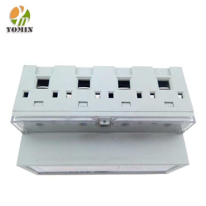 Dual Display Options 3 Phase 4 Wire Three-Phase Din Rail M-Bus Active and Reactive Infrared Kwh CT Included Energy Meter