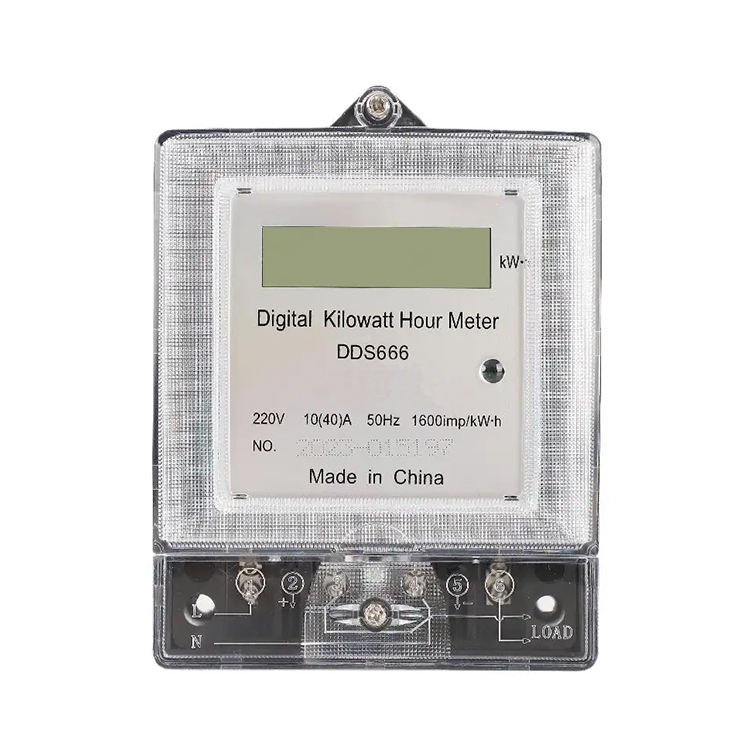 Accurate Digital Energy Monitoring Kilowatt Hour Energy Meter 220V Electric Single Phase Energy Meter Kwh Wattmeter