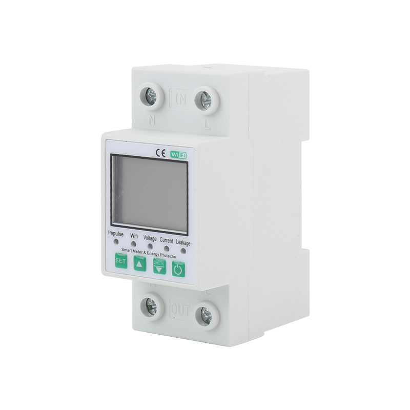 WiFi-enabled Digital Smart Energy Meter Single-Phase Electric Consumption Light Counter with Wireless Remote Control
