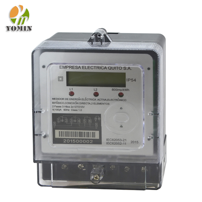 In Stock Fast Delivery Manufacturer Easy Installation High Precision Single Phase Energy Meter