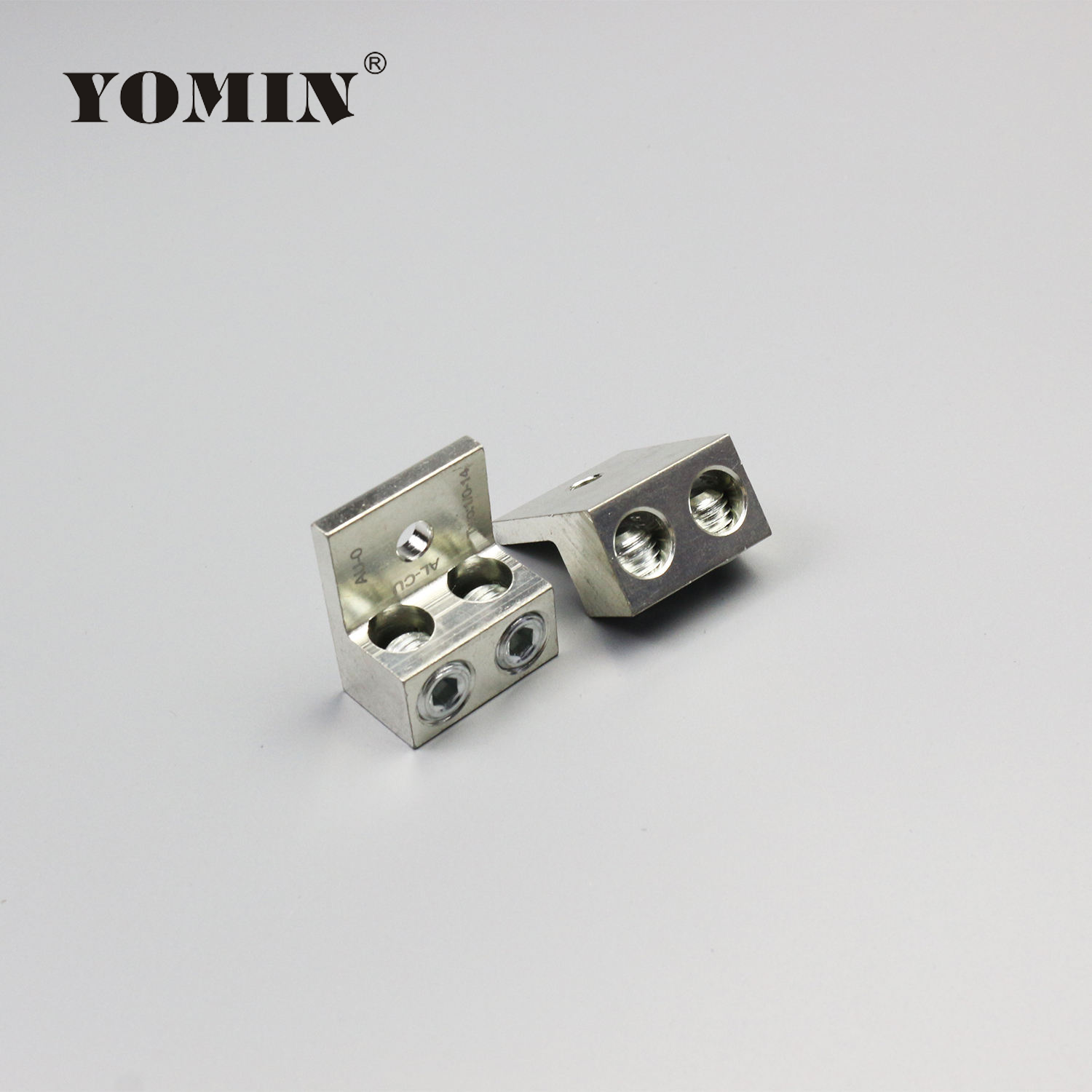 Dual-Conductor High-Strength Alloy Electrical Screw Terminal Cable Lug Made of Durable Aluminum for Mechanical Ear