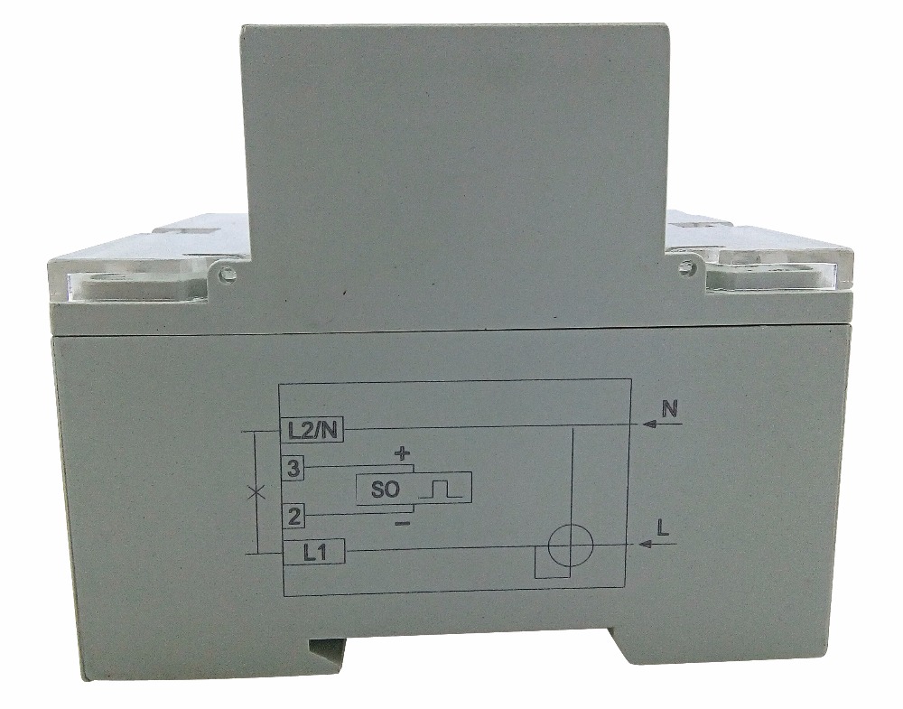 Single Phase Din Rail Electronic Analog Energy Meter