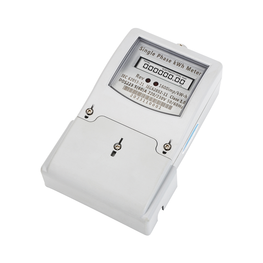 High Quality Safety 220V Electricity Smart Kwh Meter Single Phase Energy Meter