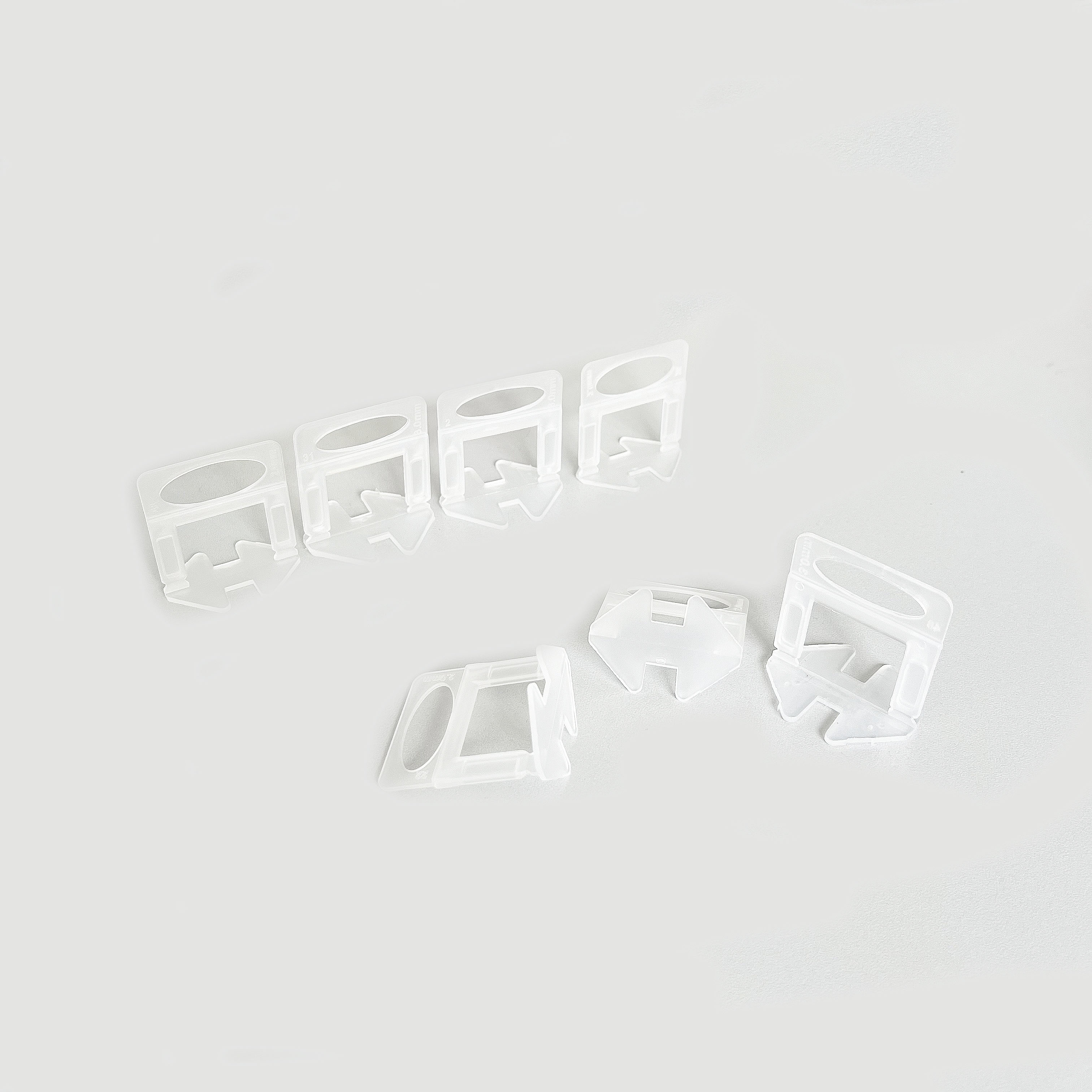 Modern Design PVC & PE Tile Leveling System Clips Thin Hollow Spacer Tiles for Porcelain Floors for Hotel Use Tile Accessories