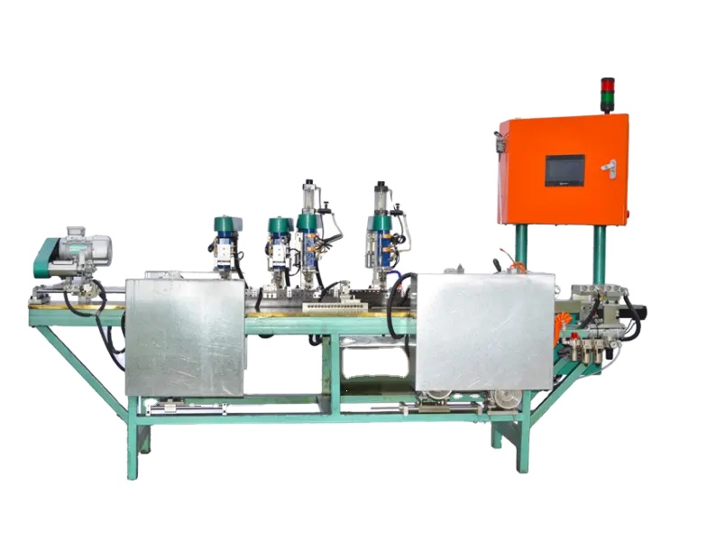 Brass Busbar Terminals Tapping Machine Automatic Cutting Drilling Tapping Machine Neutral Link Earth Terminal