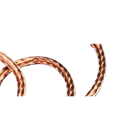 Custom RRCB Pure Copper Circular Braided Ground Strap Flexible Power