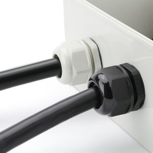 Water-proof Nylon66 pg cable gland with different thread size ,flat washer cable Gland