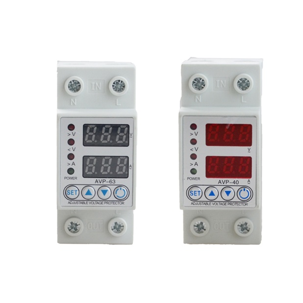 High Quality DC Single Phase Voltage Protector Adjustable Over Under Electric Power Voltage Protector