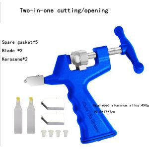 Glass Cutter Set Multi-Functional Glass Cutter Ceramic Tile Opener Manual Tile Mirrors Cutter Cutting Tool