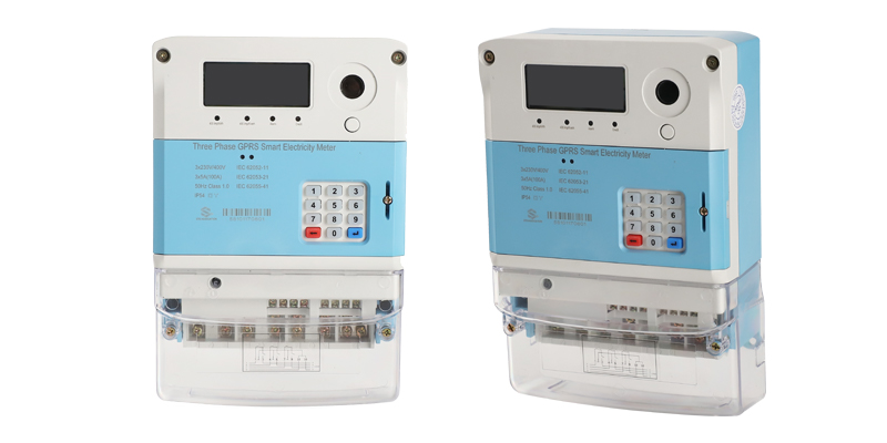 Smart Prepaid Electric 3 Phase GPRS Electricity Digital kwh Meter Energy Meters
