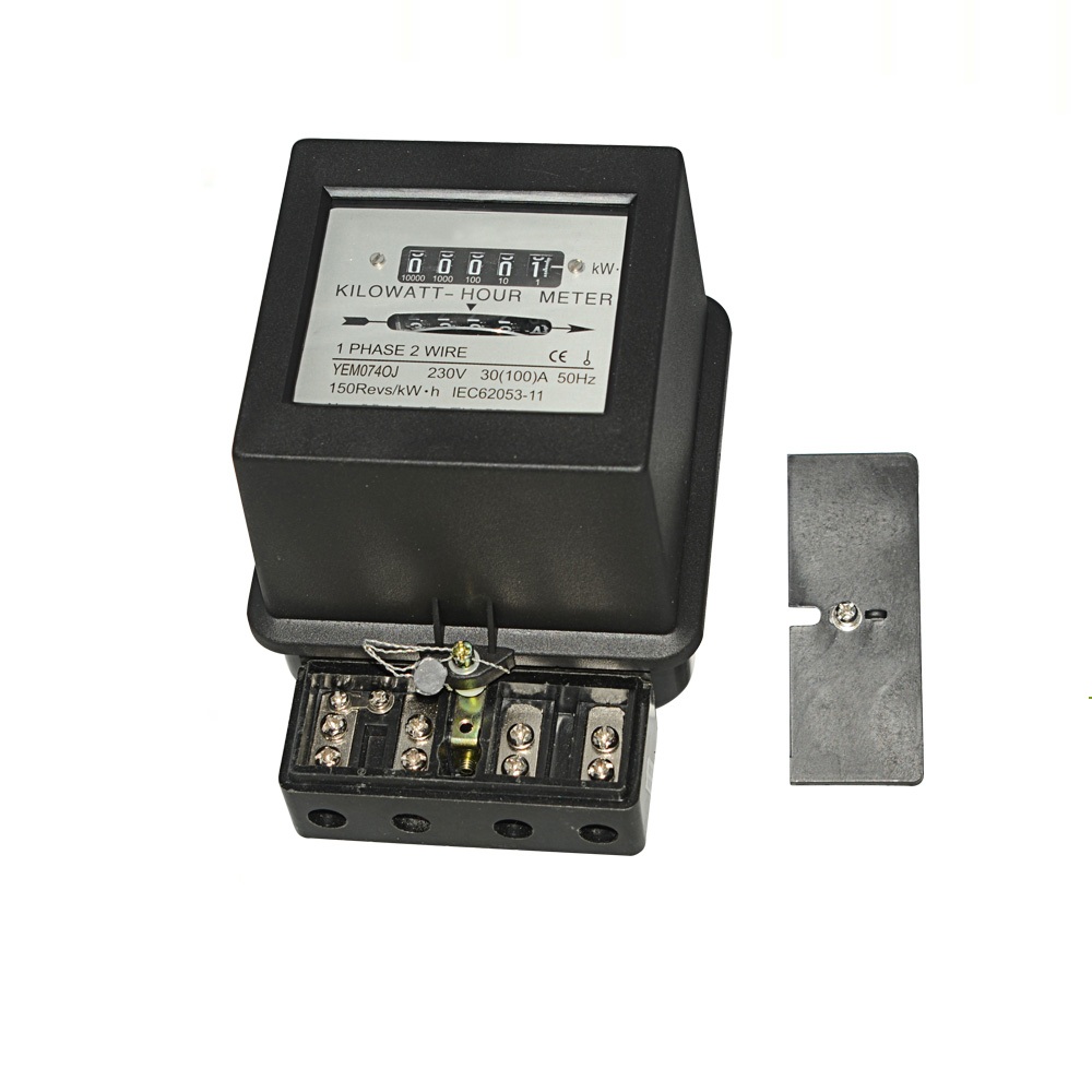 Customized Design High-Precision Measurement Single Phase Electricity Meter Working Watt Hour Meter Mechanical Energy Meters