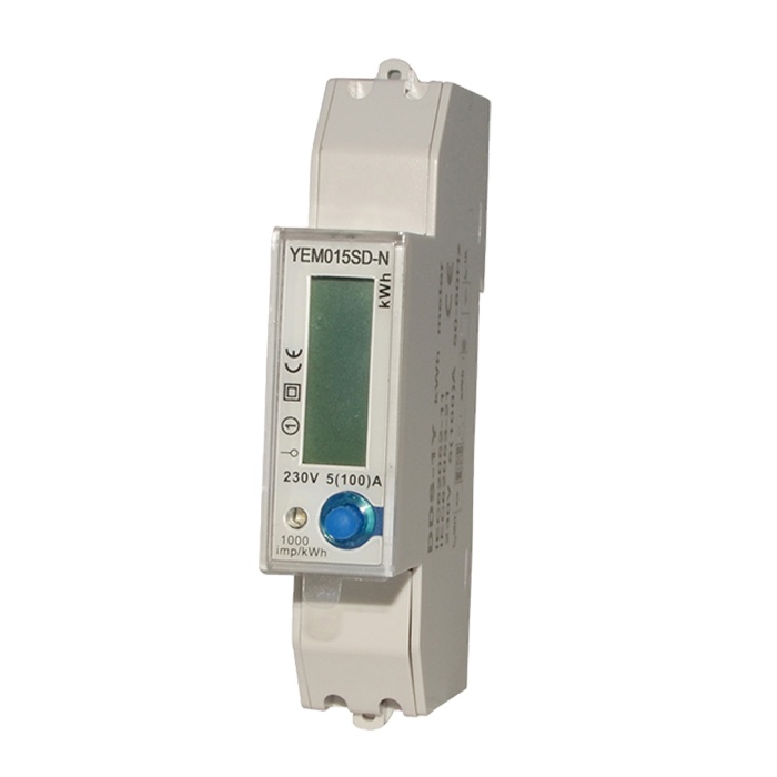 Single-Phase Electric Digital Energy Meter New Mould Household YEM015SD-N with Reset Button