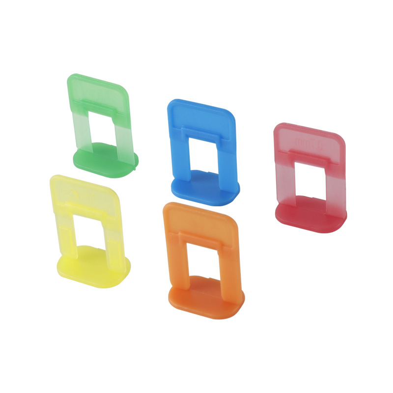 Factory Direct Supply 0.5-2mm Tile Leveling System Clips Accessories Positioner Tile Spacer Base Plastic Leveling Spacer Clips