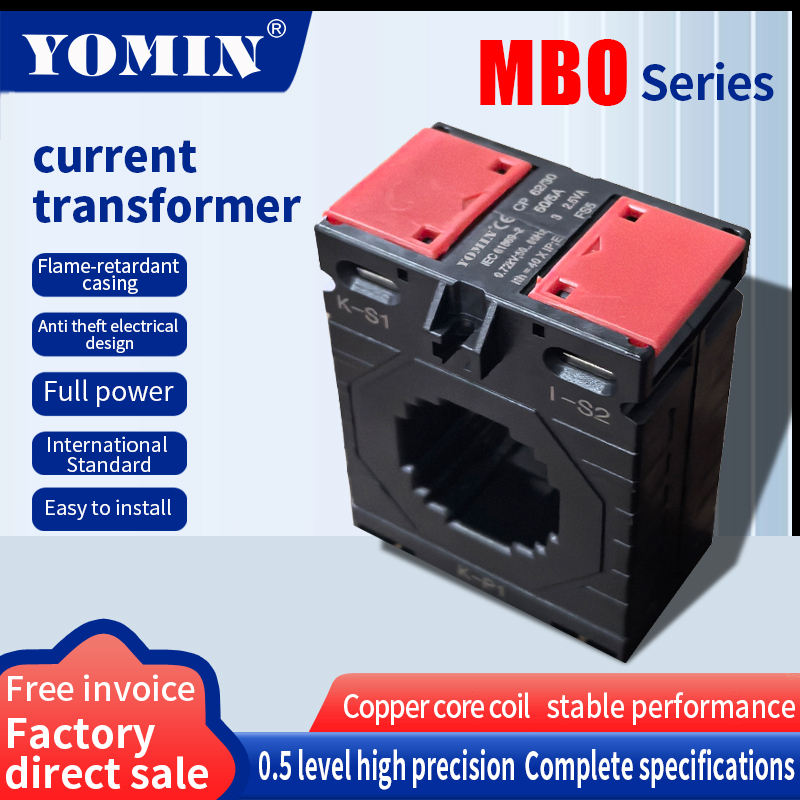 High-Efficiency Electromagnetic Copper Industrial Current Transformer MBO 0.66KV 5-4000A Single Phase Current Transformer