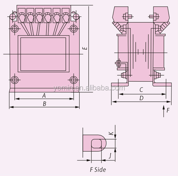 In Stock Fast Delivery Manufacturer RBK-2000 Control Panel transformers 2000VA With Terminal Block