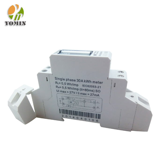 Din Rail kwh Meter Single Phase Mini Din Rail kwh Meter Active Energy Meters Energy Meter
