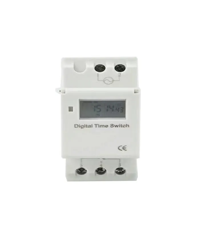 DIN Rail Time Control Electric Switch Digital Automatic Transfer Switch TC01 Timer Switch