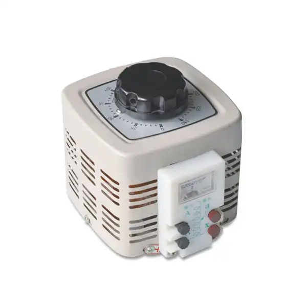 Single Phase AC 1000VA Power Analog Meter Display Contact Automatic Adjustable Variac Variable Transformer Voltage Regulators