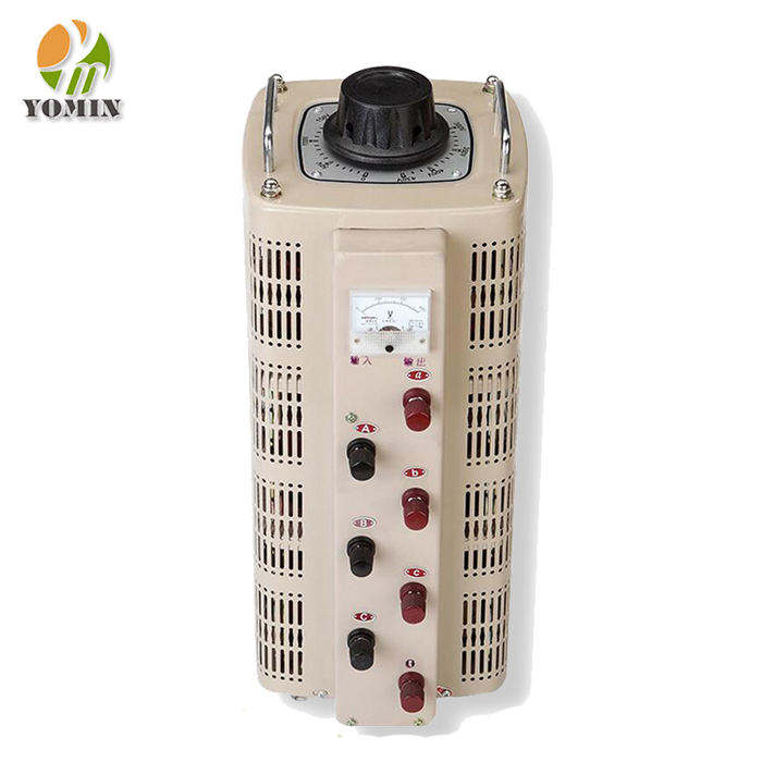 Manufacturer TSGC2-15 380V 1.5KVA 3KVA 6KVA 15KVA Three Phase Voltage Regulator Variac 20A Output Regulator Variac Transformer