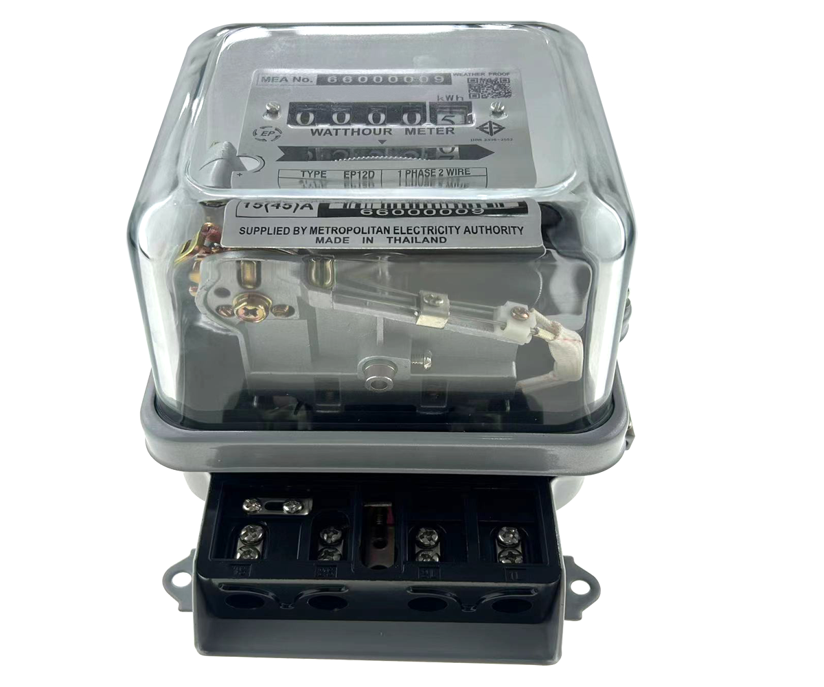 EP12D Type Energy Mechanical Single-phase Two Wire Digital Watt-hour Meter Can Effectively Avoid Human and Environment
