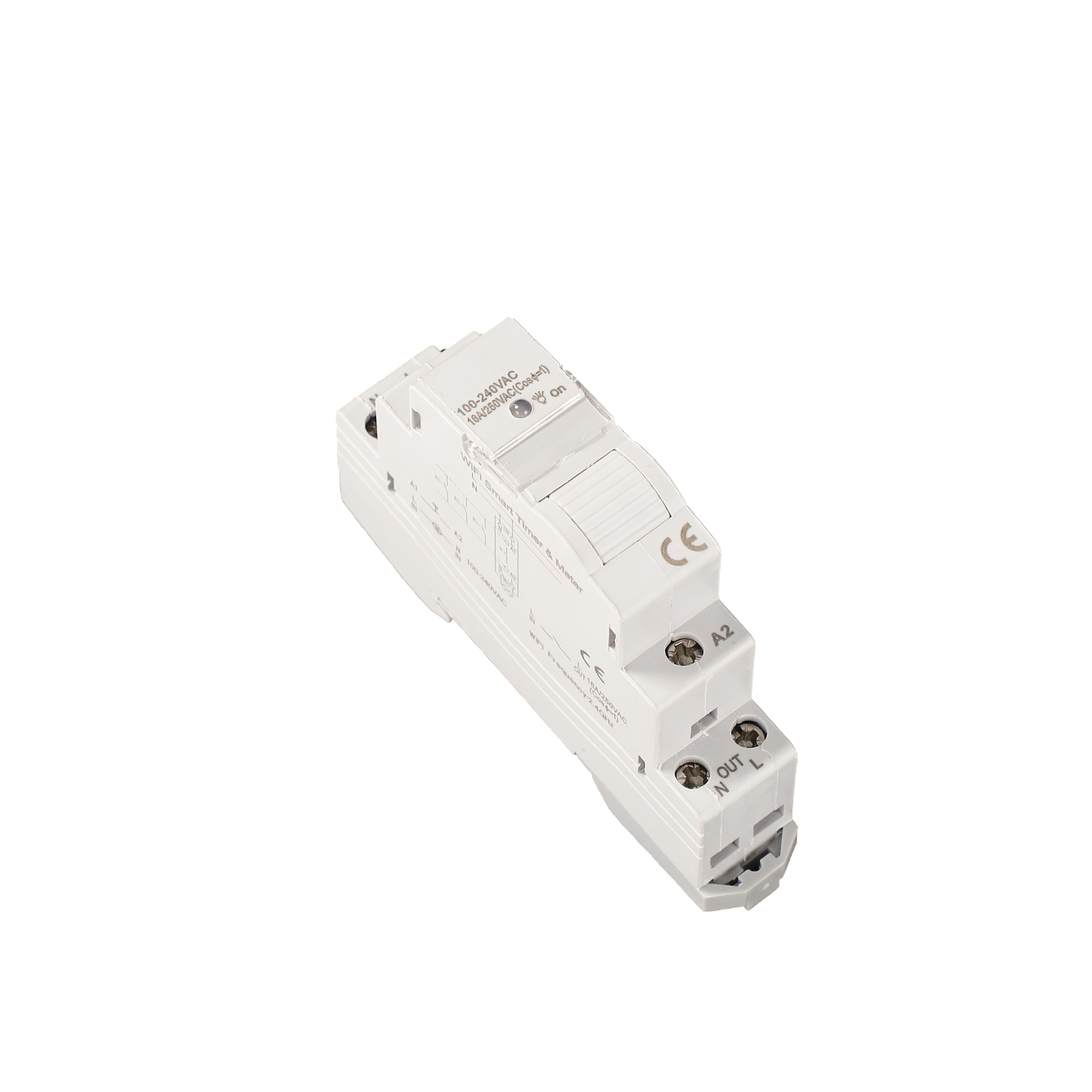 Single-Phase Smart Energy Meter with WIFI & APP Control 1P Din Rail Electrical Meter