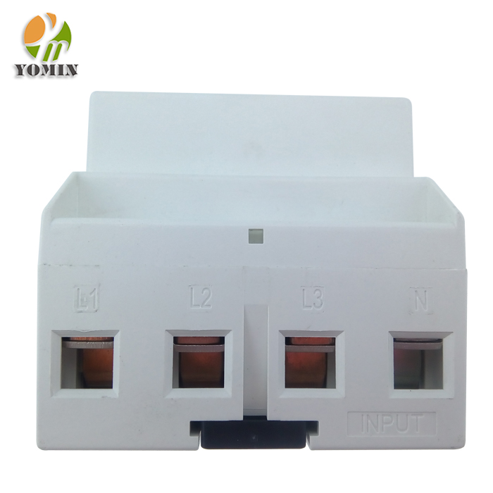 YEM024SJ-N 4 Poles Modules Small Size Three 3 Phase 400V 3*5(80)A Din Rail Electricity Electric Digital Watt kwh Energy Meter