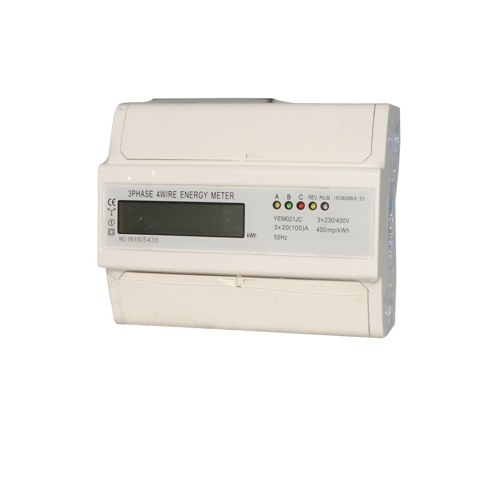 Three Phase Digital Energy Meter Din Rail Type