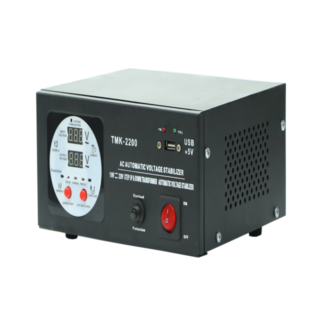 Single Phase CPU Control Relay Type AC Automatic Regulator Voltage Stabilizer for Home Use