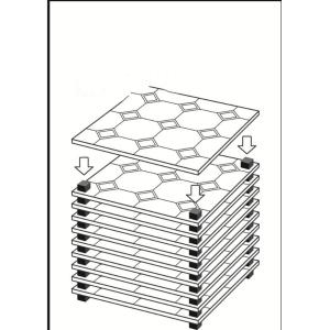 Tile back glue cushion block tile adhesive cushion block marble isolation cushion block
